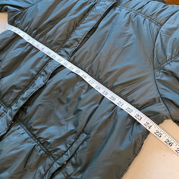 Torrid Lightweight Nylon Hooded Puffer Jacket Green Size 3 - Picture 12 of 17